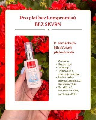 ✨ Rozlučte se s pigmentovými skvrnami a objevte zářivou pleť. ✨ P. Jentschura MiraVera® pleťová voda – osvěžující a...
